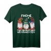 Drei Zwerge Passende Familie Frohe Weihnachten Kurzarm T-Shirt – Lustiges Weihnachtsdesign für Familie, Paare und Freunde