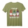 Drei Zwerge Passende Familie Frohe Weihnachten Kurzarm T-Shirt – Lustiges Weihnachtsdesign für Familie, Paare und Freunde
