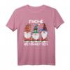 Drei Zwerge Passende Familie Frohe Weihnachten Kurzarm T-Shirt – Lustiges Weihnachtsdesign für Familie, Paare und Freunde