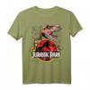 Jurassic Park Raptor Around Classic Logo T-Shirt - Offiziell lizenziertes Jurassic Park Apparel für Dinosaurier Fans