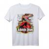 Jurassic Park Raptor Around Classic Logo T-Shirt - Offiziell lizenziertes Jurassic Park Apparel für Dinosaurier Fans