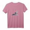 Steinbock Silhouette mit Berg, Wald & Nebel - Natur Wandern T-Shirt für Bergsteiger, Wanderer & Outdoor-Enthusiasten