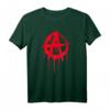 Anarchie Symbol Punk Rock T-Shirt im Graffiti Look – Cooles Geschenk für Punk Fans und Anarchisten