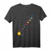 Umlaufbahn Planeten Sonnensystem Weltraum T-Shirt – Lustiges Wissenschafts-Design mit Pluto für Astronomie Fans und Sternenliebhaber