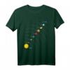 Umlaufbahn Planeten Sonnensystem Weltraum T-Shirt – Lustiges Wissenschafts-Design mit Pluto für Astronomie Fans und Sternenliebhaber