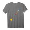 Umlaufbahn Planeten Sonnensystem Weltraum T-Shirt – Lustiges Wissenschafts-Design mit Pluto für Astronomie Fans und Sternenliebhaber