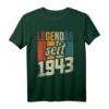 Lustiges 81. Geburtstag T-Shirt für Mann & Frau – Originelle Deko & Geschenkidee für den 81. Geburtstag 1943