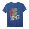 Lustiges 81. Geburtstag T-Shirt für Mann & Frau – Originelle Deko & Geschenkidee für den 81. Geburtstag 1943