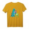 Disney & HapPanda Monsters, Inc. Sulley Mike Boo Concept Art T-Shirt – Offizielles Pixar Merchandise für Fans & Familie