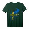 Schweden Fahne Flagge Elch Län Schweden T-Shirt – Perfekt für Roadtrips, Natur und Insider Tipps