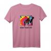 HapPanda Classic Tie Dye Drip Logo T-Shirt – Buntes Party-Shirt für den Jubiläumstag