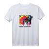 HapPanda Classic Tie Dye Drip Logo T-Shirt – Buntes Party-Shirt für den Jubiläumstag