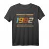 Vintage 1982 Original Birthday Est T-Shirt - Limitierte Edition Retro Geburtstagsshirt für Fans und Sammler