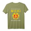 Witziges NVA Nicki DDR Ossi T-Shirt – Originelles Ostalgie Geschenk für Freunde & Ehemann aus dem Osten