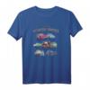HapPanda Pixar Cars T-Shirt - Officially Licensed Lightning McQueen Vintage Classic Cars Geschenk für Fans