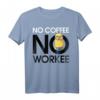 HapPanda Minions No Coffee No Workee Portrait T-Shirt – Offiziell lizenzierte Minions Kleidung für Geburtstag & Fans