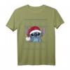 HapPanda Lilo & Stitch Christmas Stitch Santa Hat T-Shirt – Offiziell lizenziertes Disney Fanartikel für festliche Geburtstagsfeier