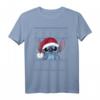 HapPanda Lilo & Stitch Christmas Stitch Santa Hat T-Shirt – Offiziell lizenziertes Disney Fanartikel für festliche Geburtstagsfeier
