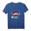HapPanda Lilo & Stitch Christmas Stitch Santa Hat T-Shirt – Offiziell lizenziertes Disney Fanartikel für festliche Geburtstagsfeier