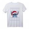 HapPanda Lilo & Stitch Christmas Stitch Santa Hat T-Shirt – Offiziell lizenziertes Disney Fanartikel für festliche Geburtstagsfeier