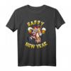 Lustiges Weihnachtsmann mit Rudolph Rentier Party T-Shirt – Perfektes Outfit für Silvester, Neujahr & Feiertage 2022