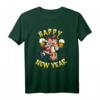 Lustiges Weihnachtsmann mit Rudolph Rentier Party T-Shirt – Perfektes Outfit für Silvester, Neujahr & Feiertage 2022