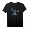 HapPanda Lilo & Stitch Wasserfarben T-Shirt - Offiziell lizenziertes Disney Merchandise für Fans & Geburtstagsgeschenke
