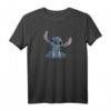 HapPanda Lilo & Stitch Wasserfarben T-Shirt - Offiziell lizenziertes Disney Merchandise für Fans & Geburtstagsgeschenke