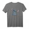 HapPanda Lilo & Stitch Wasserfarben T-Shirt - Offiziell lizenziertes Disney Merchandise für Fans & Geburtstagsgeschenke