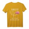 Lustiges Herren Damen T-Shirt 'Hallo Dir Ist Was Runtergefallen' – Witziges Outfit für Alltag, Freude und Geschenke