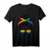 Regenbogen Dutt Schwul LGBT Gay Homosexualität T-Shirt – Lustiges Supporter Outfit für Lesben, Schwule & Queere, ideal für Pride & CSD