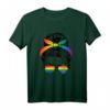 Regenbogen Dutt Schwul LGBT Gay Homosexualität T-Shirt – Lustiges Supporter Outfit für Lesben, Schwule & Queere, ideal für Pride & CSD