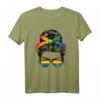 Regenbogen Dutt Schwul LGBT Gay Homosexualität T-Shirt – Lustiges Supporter Outfit für Lesben, Schwule & Queere, ideal für Pride & CSD