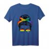 Regenbogen Dutt Schwul LGBT Gay Homosexualität T-Shirt – Lustiges Supporter Outfit für Lesben, Schwule & Queere, ideal für Pride & CSD