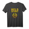 Held der Arbeit mit Handschlag DDR Symbol T-Shirt – Witziges Geschenk für Männer, Väter & Arbeitersprüche zum Vatertag, Geburtstag & Weihnachten