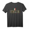 Italia Italienische Flagge Fußball T-Shirt – Perfektes Geschenk für Italien-Fans, Reiseoutfit & Fan Supporter