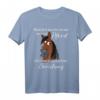 Lustiges Pferde Spruch T-Shirt mit Comic Pony Kopf – Originelles Geschenk für Pferdeliebhaber und Pferdemädchen zum Geburtstag