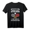 Unterschätze niemals einen alten Mann - Lustiges Tischtennis T-Shirt, Perfektes Geschenk für Opa, Vater, Ehemann & Kollegen zu Geburtstag, Weihnachten & Vatertag
