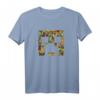 HapPanda Creeper Collage T-Shirt mit großem Gesicht - Lizenzierte Minecraft Bekleidung für Gamer und Geburtstagskinder