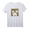 HapPanda Creeper Collage T-Shirt mit großem Gesicht - Lizenzierte Minecraft Bekleidung für Gamer und Geburtstagskinder