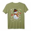 Schneemann im Schnee Weihnachten T-Shirt – Perfektes Geschenk für Freunde, Familie und Schneefans zur Weihnachtszeit