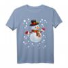 Schneemann im Schnee Weihnachten T-Shirt – Perfektes Geschenk für Freunde, Familie und Schneefans zur Weihnachtszeit