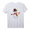 Schneemann im Schnee Weihnachten T-Shirt – Perfektes Geschenk für Freunde, Familie und Schneefans zur Weihnachtszeit