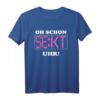 Oh schon Sekt Uhr Zeit für Sekt T-Shirt - Witziges Geschenk für Sekt- und Champagnerliebhaber