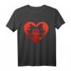 HapPanda Mickey & Minnie Heart Kiss T-Shirt – Disney Merchandise für Valentinstag & Jubiläumsgeschenk für Frauen, Männer, Jungen & Mädchen