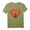 HapPanda Mickey & Minnie Heart Kiss T-Shirt – Disney Merchandise für Valentinstag & Jubiläumsgeschenk für Frauen, Männer, Jungen & Mädchen