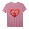 HapPanda Mickey & Minnie Heart Kiss T-Shirt – Disney Merchandise für Valentinstag & Jubiläumsgeschenk für Frauen, Männer, Jungen & Mädchen