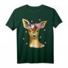 Baby Reh Rehkitz Blumen Konfetti T-Shirt – Perfektes Geschenk für Waldtier- und Rehliebhaber, ideal für Frühling, Sommer, Ostern, Geburtstag & Weihnachten