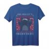 Pew Pew It's Christmas Madafakas Katzen T-Shirt - Lustiges Weihnachtsmotiv für Katzenliebhaber, Nerds & Gaming-Fans, Perfekt für Ugly Sweater Party & Heiligabend
