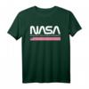 NASA T-Shirt mit Wurm Logo & US Flagge – Trendiges Raumfahrt Graphic Tee für Science Fiction, Astronomie & Weltraumfans, Geschenk zum Geburtstag & Weihnachten